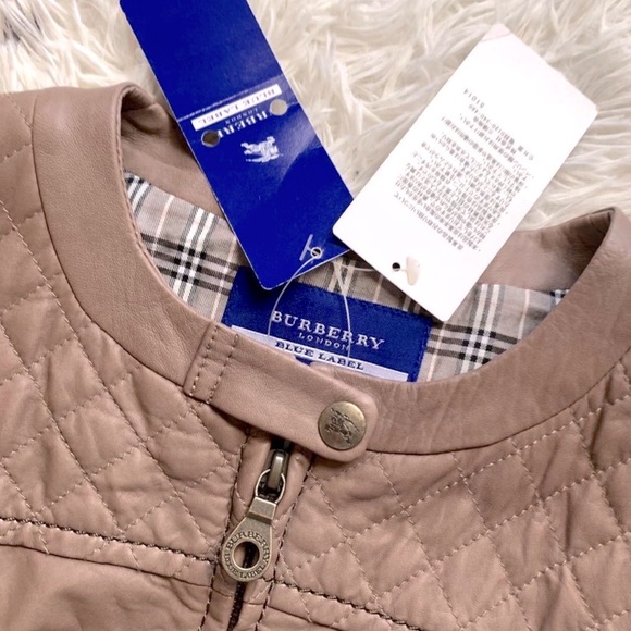 ✨Burberry Lamb Leather Jacket✨ Size XS - Picture 2 of 10